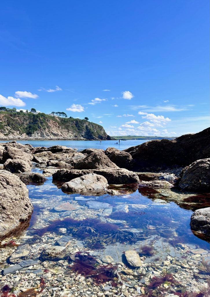 crystal clear water at Charlestown, Cornwall